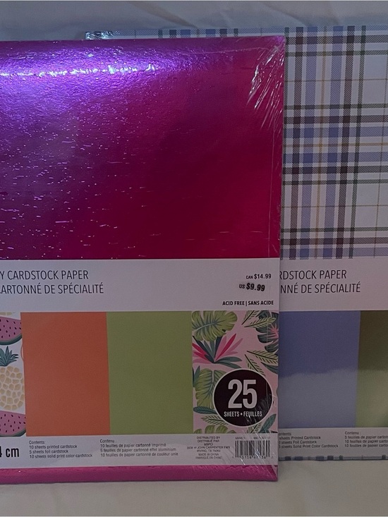 Recollections Other - NWT Set of 2 Recollections Cardstock Pack
